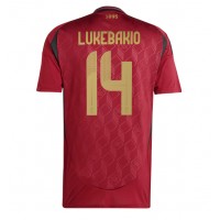 Echipament fotbal Belgia Dodi Lukebakio #14 Tricou Acasa European 2024 maneca scurta